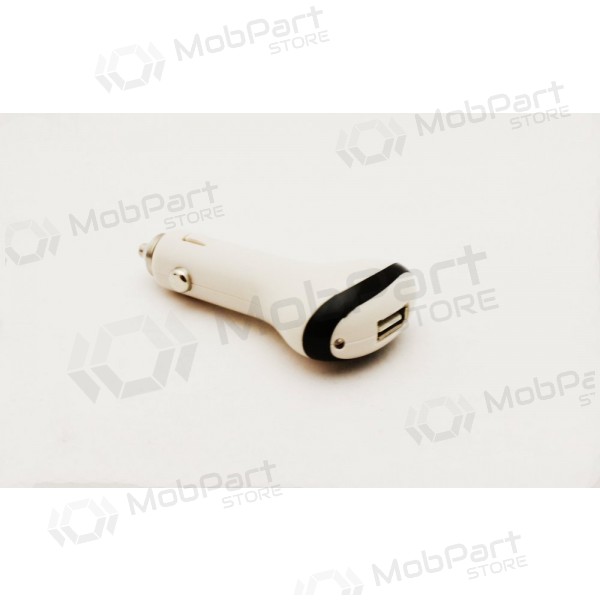 Car charger (USB) (big/long) white (0.6A)