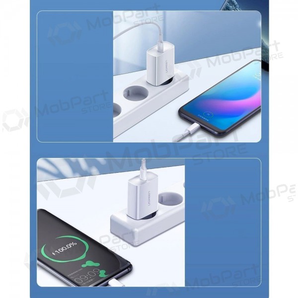 Charger buitinis Ugreen CD137 USB-C 20W 3A white