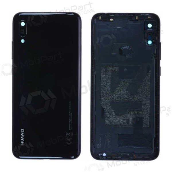 Galinis dangtelis Huawei Y6 2019/Y6 Pro 2019/Y6 Prime 2019 (without Home button hole) Midnight Black original (used Grade B)