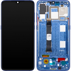Xiaomi Mi 9 screen (blue) (with frame) (service pack) (original)