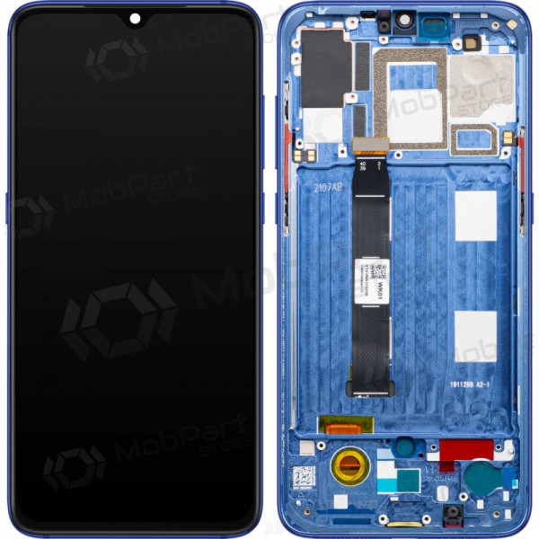 Xiaomi Mi 9 screen (blue) (with frame) (service pack) (original)