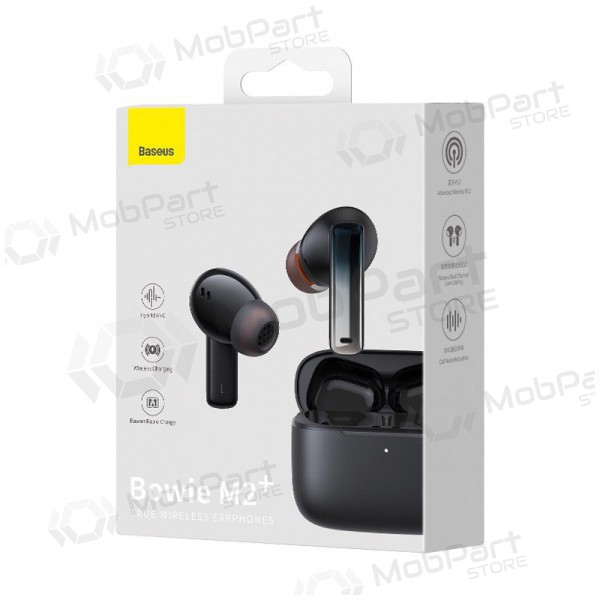 Wireless headset / handsfree Baseus Bowie M2+ NGTW190001 (black)