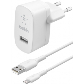 Charger buitinis Belkin Boost Charge USB-A 12W + Lightning cable white