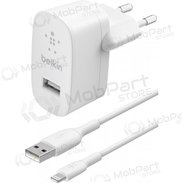 Charger buitinis Belkin Boost Charge USB-A 12W + Lightning cable white