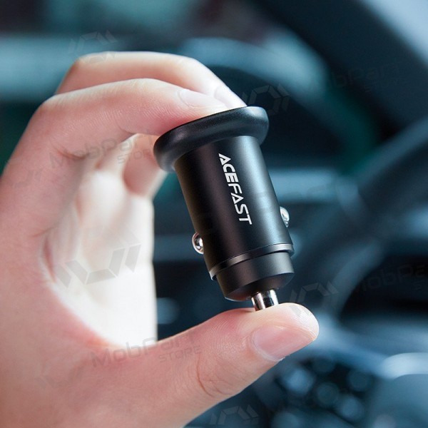 Charger automobilinis Acefast B1 Mini 38W USB-C+USB-A black