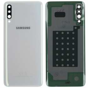 Samsung A705 Galaxy A70 2019 back / rear cover (white) (used grade B, original)
