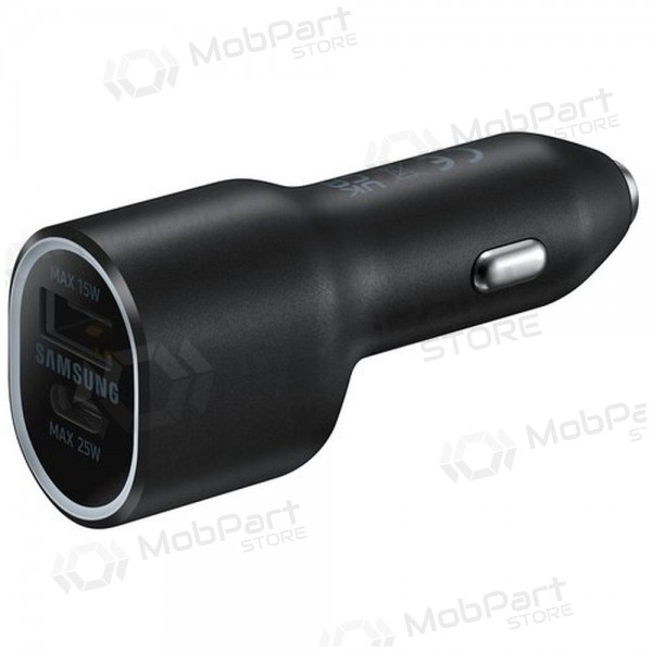Charger automobilinis original Samsung EP-L4020NBEGEU 1xType-C 1xUSB-A black in the package 40W