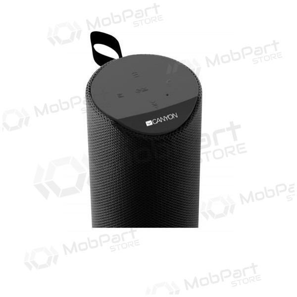 Bluetooth nešiojamas top speaker CANYON CNS-CBTSP5 (MicroSD,AUX,BT V5.0,1200mAh) (black)