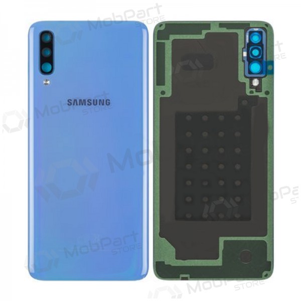 Samsung A705 Galaxy A70 2019 back / rear cover (blue) (used grade C, original)
