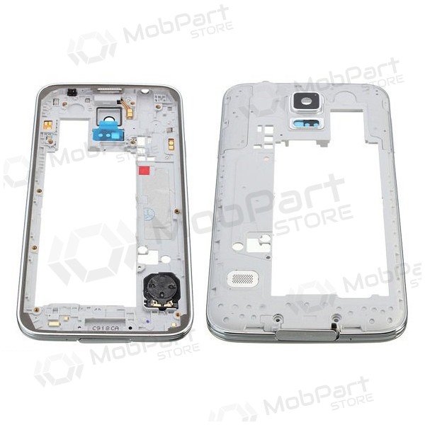 Samsung G900F S5 middle cover (silver)