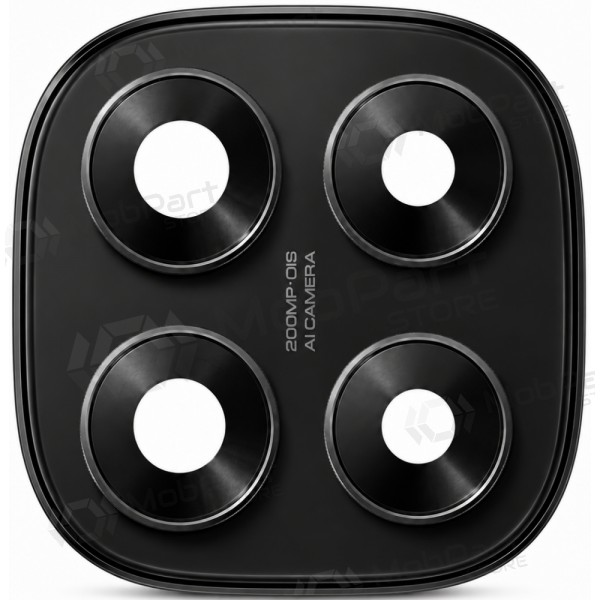 Xiaomi Redmi Note 14 Pro 5G camera glass with frame (black)