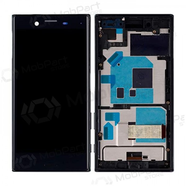Sony F5323 Xperia X Compact screen (black) (with frame) (used grade B, original)