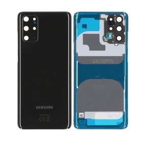 Samsung G985 / G986 Galaxy S20 Plus back / rear cover black (Cosmic Black) (used grade C, original)