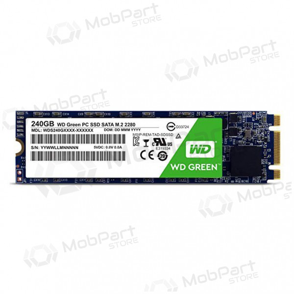 Hard disk SSD WD Green 240GB (6.0Gb / s) SATAlll M.2