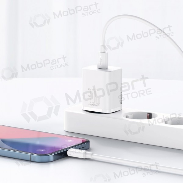 Charger buitinis Baseus Super Si 30W white CCSUP-J02