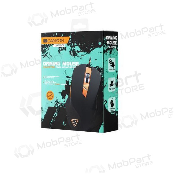 Mouse CANYON Eclector GM-3 laidinė (black) Mouse CANYON Eclector GM-3 laidinė (black)