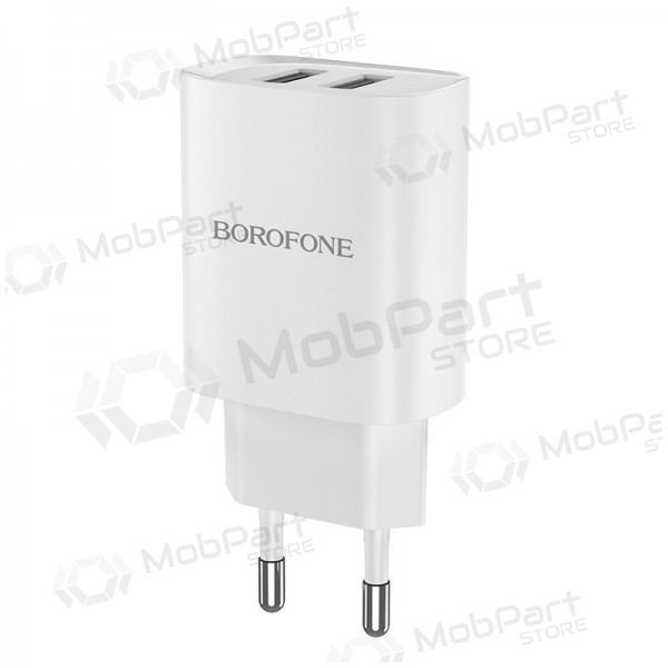 Charger Borofone BN2 2xUSB 2.1A (white)