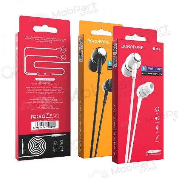 Earphone Borofone BM36 3,5mm (white)