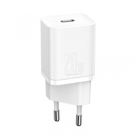 Charger buitinis Baseus Super Si 20W white CCSUP-B02