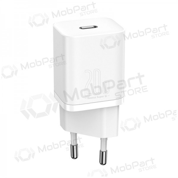 Charger buitinis Baseus Super Si 20W white CCSUP-B02