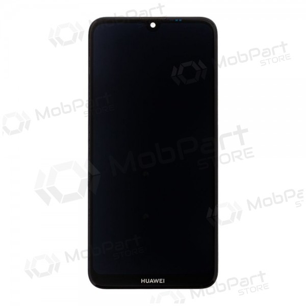 Huawei Y7 2019 screen (black) (with frame and battery) (service pack) (original)