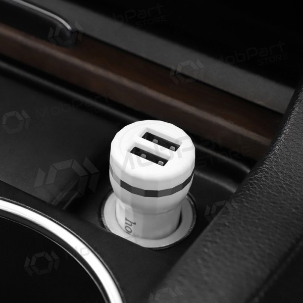 Charger automobilinis Hoco Z27 (2.4A) (white)