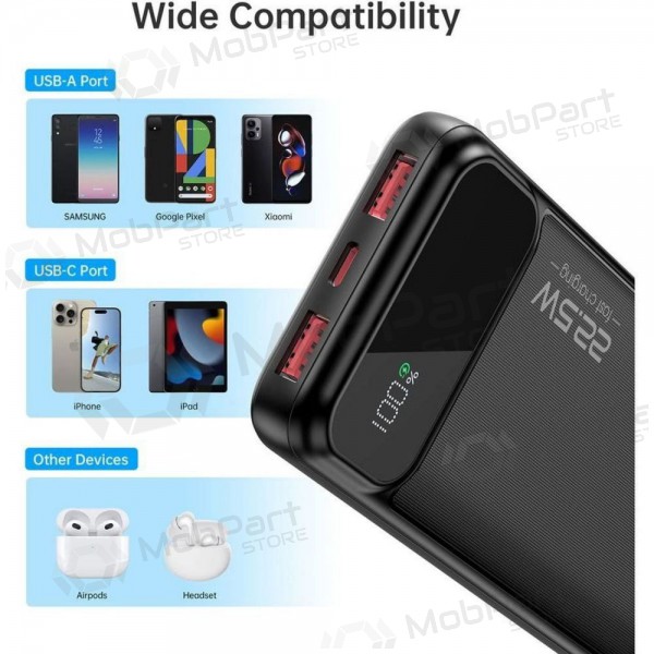 Portable charger / power bank Power Bank Choetech B728 22.5W 10000mAh black
