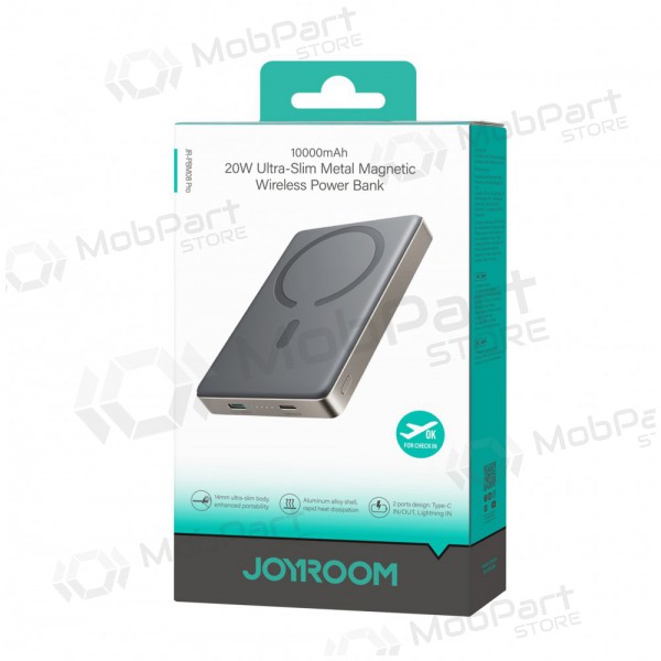 Portable charger / power bank Power Bank Joyroom JR-PBM08 Pro 20W Magnetic Wireless 10000mAh Natural Titanium