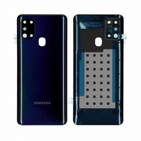 Samsung A217 Galaxy A21s 2020 back / rear cover (black) (used grade C, original)