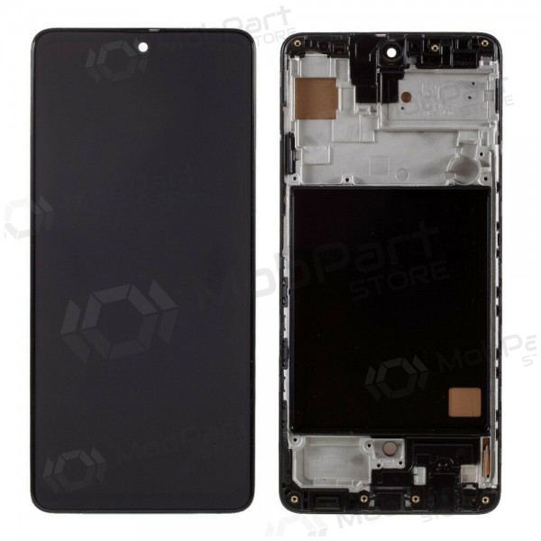 Samsung M515 Galaxy M51 2020 screen (black) (with frame) (service pack) (original)