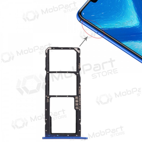 Huawei Honor 8X SIM card holder (blue)