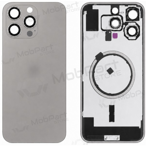 Apple iPhone 16 Pro Max back cover - (gray) - (Premium)