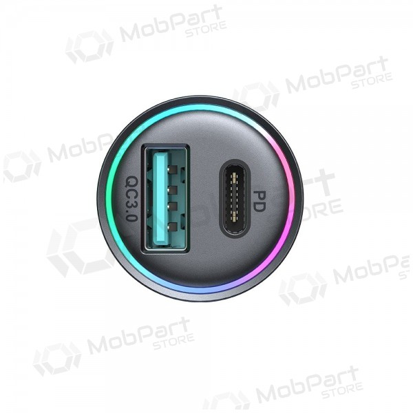 Charger automobilinis Joyroom JR-CCN04 USB-C/USB-A 60W black