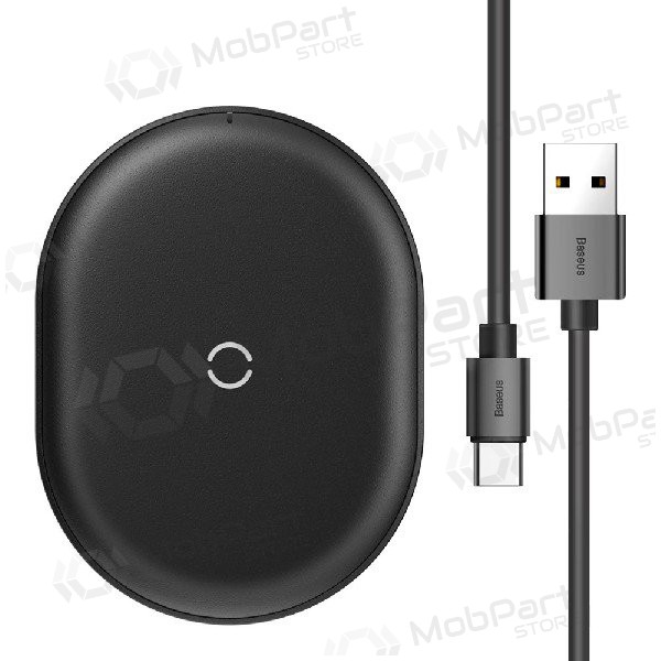 Wireless charger Baseus Cobble 15W (supports QI standard) (black)