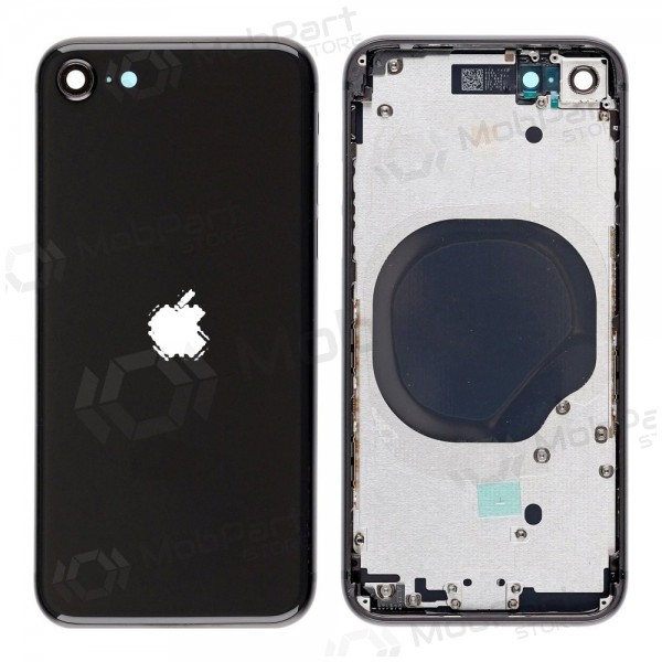 Apple iPhone SE 2020 back / rear cover (black) full