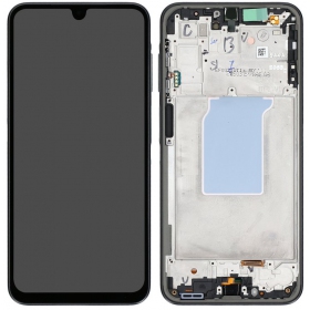 Samsung Galaxy A26 5G screen (black) (with frame) (original)