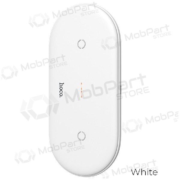 Wireless charger HOCO CW23 Dual Power FastCharge (white)