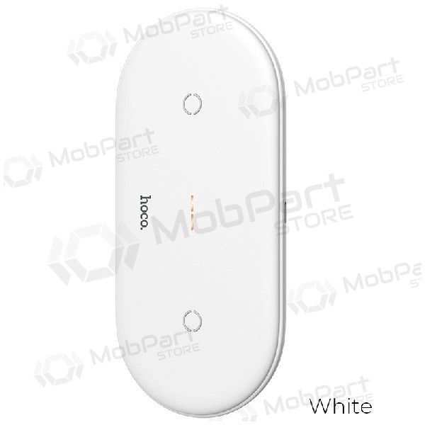 Wireless charger HOCO CW23 Dual Power FastCharge (white)
