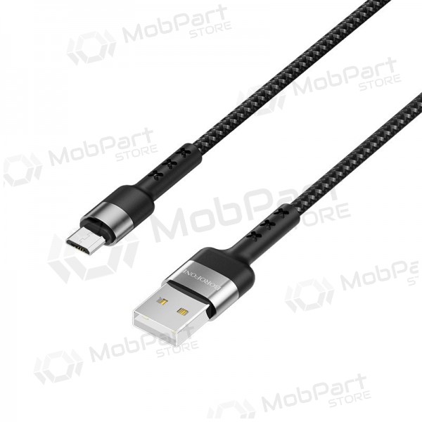 USB cable Borofone BX34 microUSB 1.0m (black)