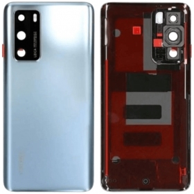 Huawei P40 back cover (silver) (original)