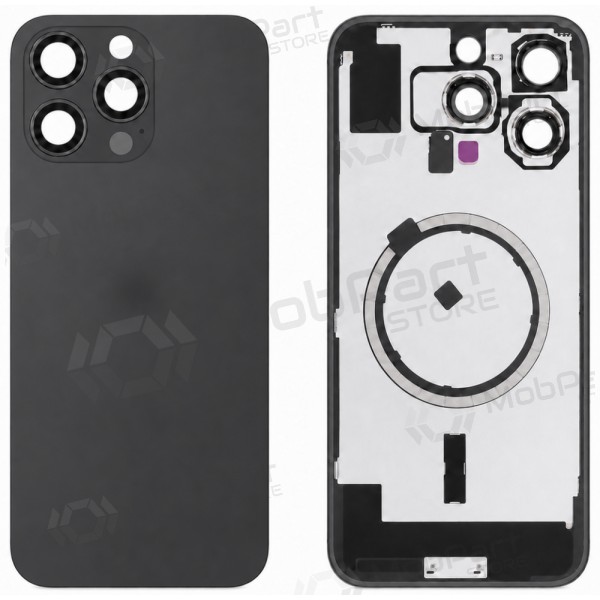 Apple iPhone 16 Pro Max back cover (black) - Premium