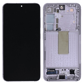 Samsung Galaxy S23 screen (levandos) (with frame) (original)