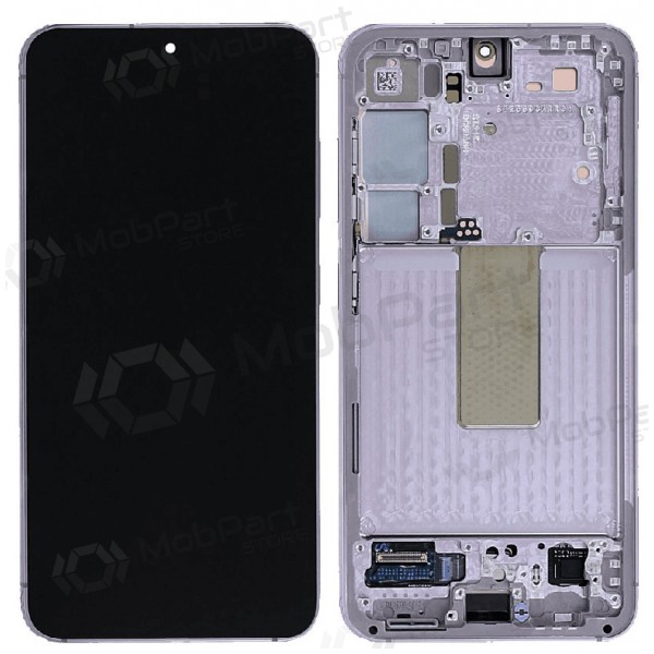 Samsung Galaxy S23 screen (levandos) (with frame) (original)