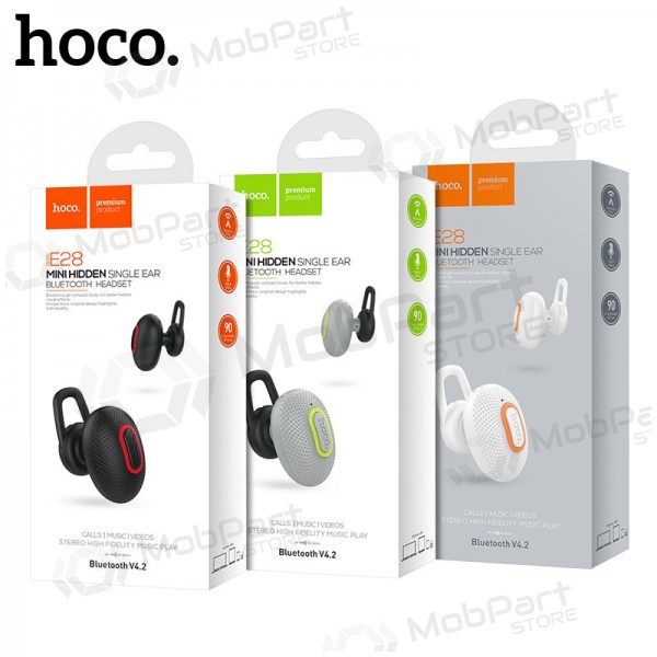 Wireless headset / handsfree HOCO E28 (grey)