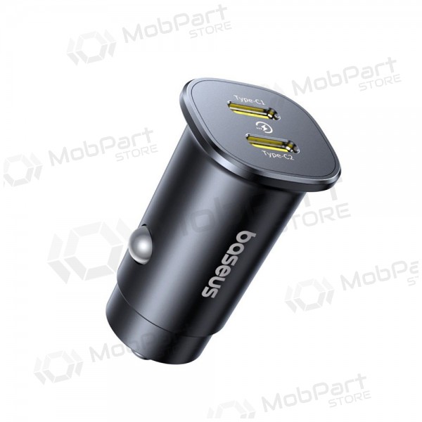 Car charger Baseus GoTrip 2xUSB-C 30W black C00072300123-01