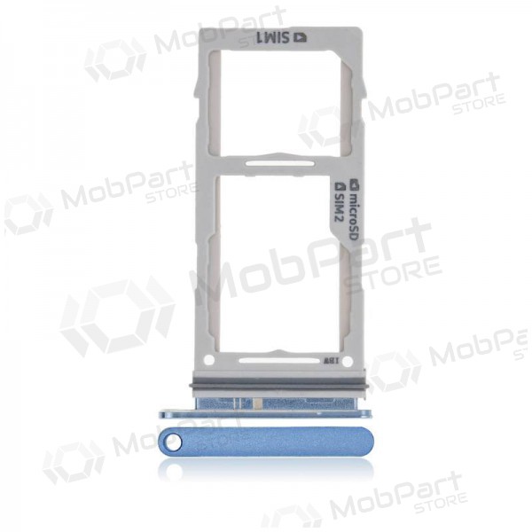 Samsung Galaxy S10e / S10 / S10 Plus DUAL SIM card holder blue (Prism Blue)