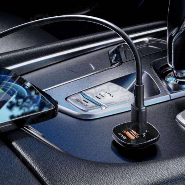 Charger automobilinis Acefast B1 Mini 38W USB-C+USB-A black