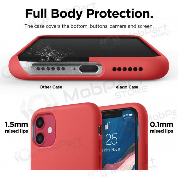 Xiaomi Redmi 12 / Redmi Note 12R / Poco M6 Pro case "Liquid Silicone" 1.5mm (red)