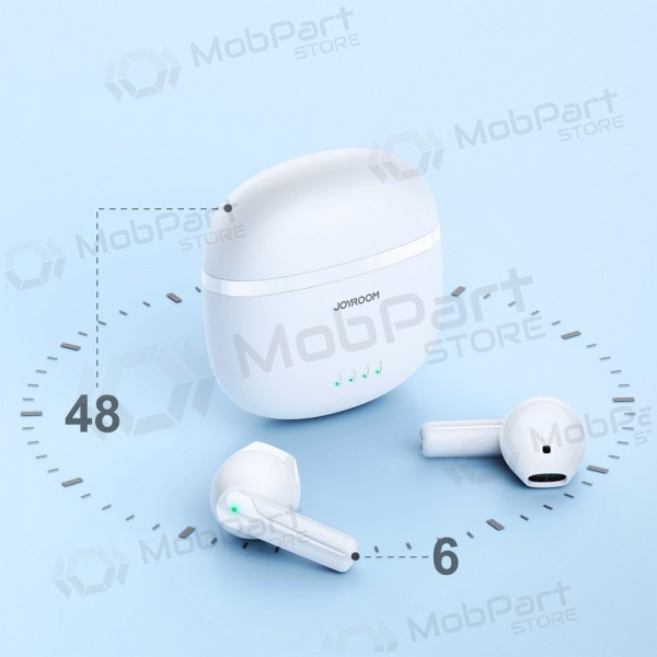 Wireless headset / handsfree Joyroom TWS JR-TL11 ENC (white) Wireless headset / handsfree Joyroom TWS JR-TL11 ENC (white)