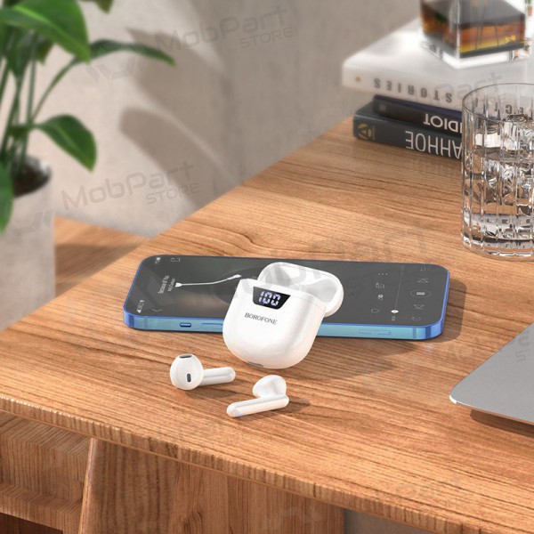 Wireless headset / handsfree Borofone BW05 Pure TWS (white) Wireless headset / handsfree Borofone BW05 Pure TWS (white)